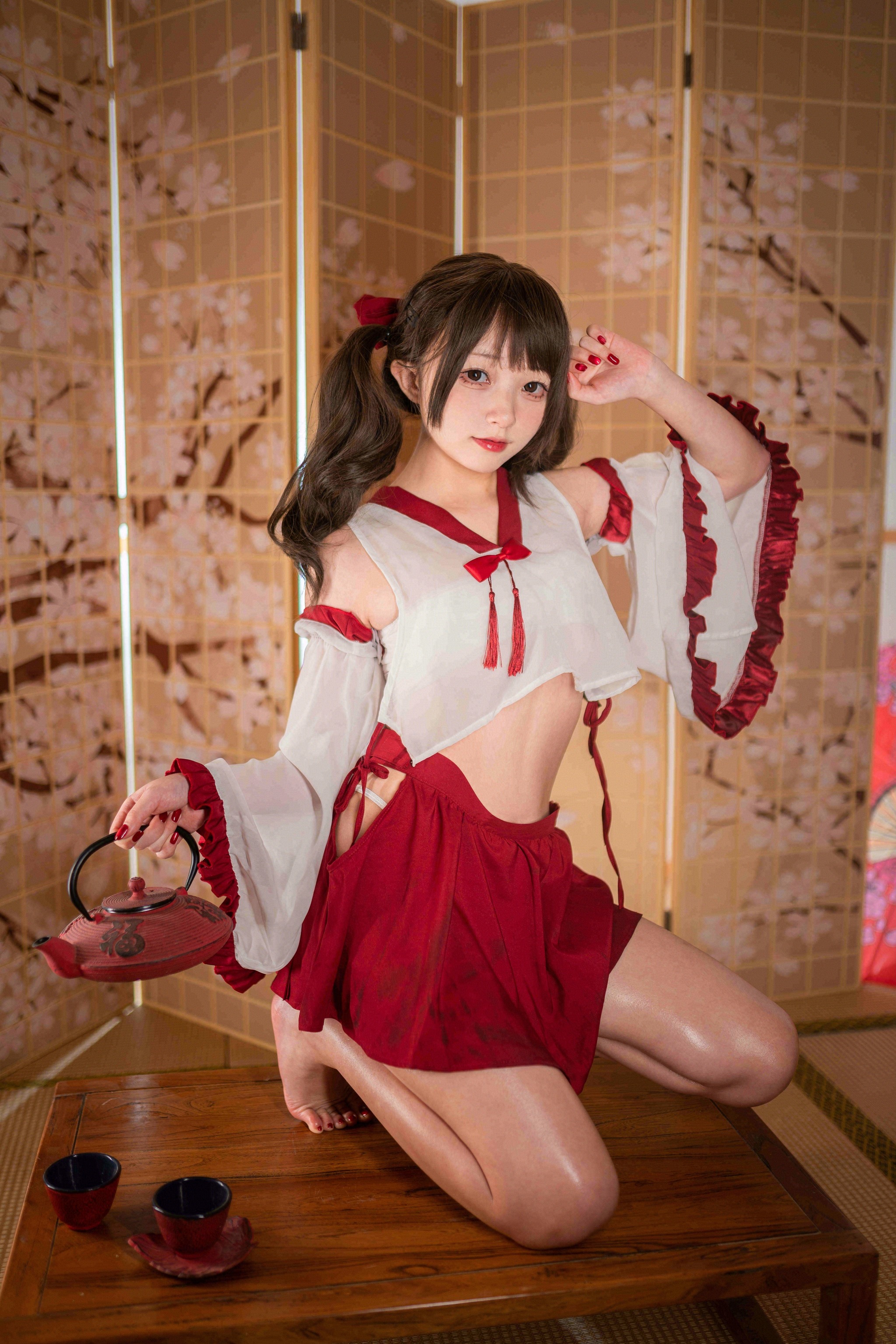 花铃 - NO.062 小巫女[85P]-XikXak